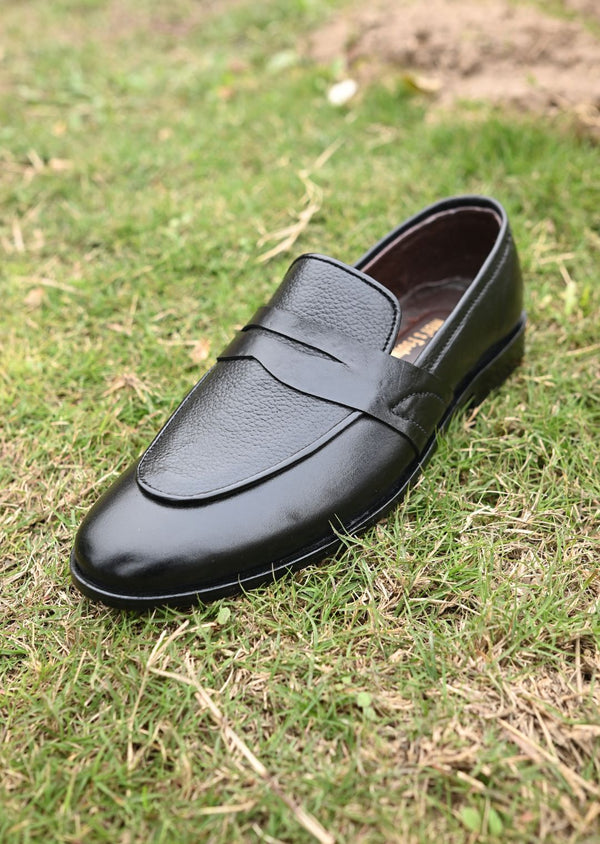 B3 Black Mild Leather Loafer